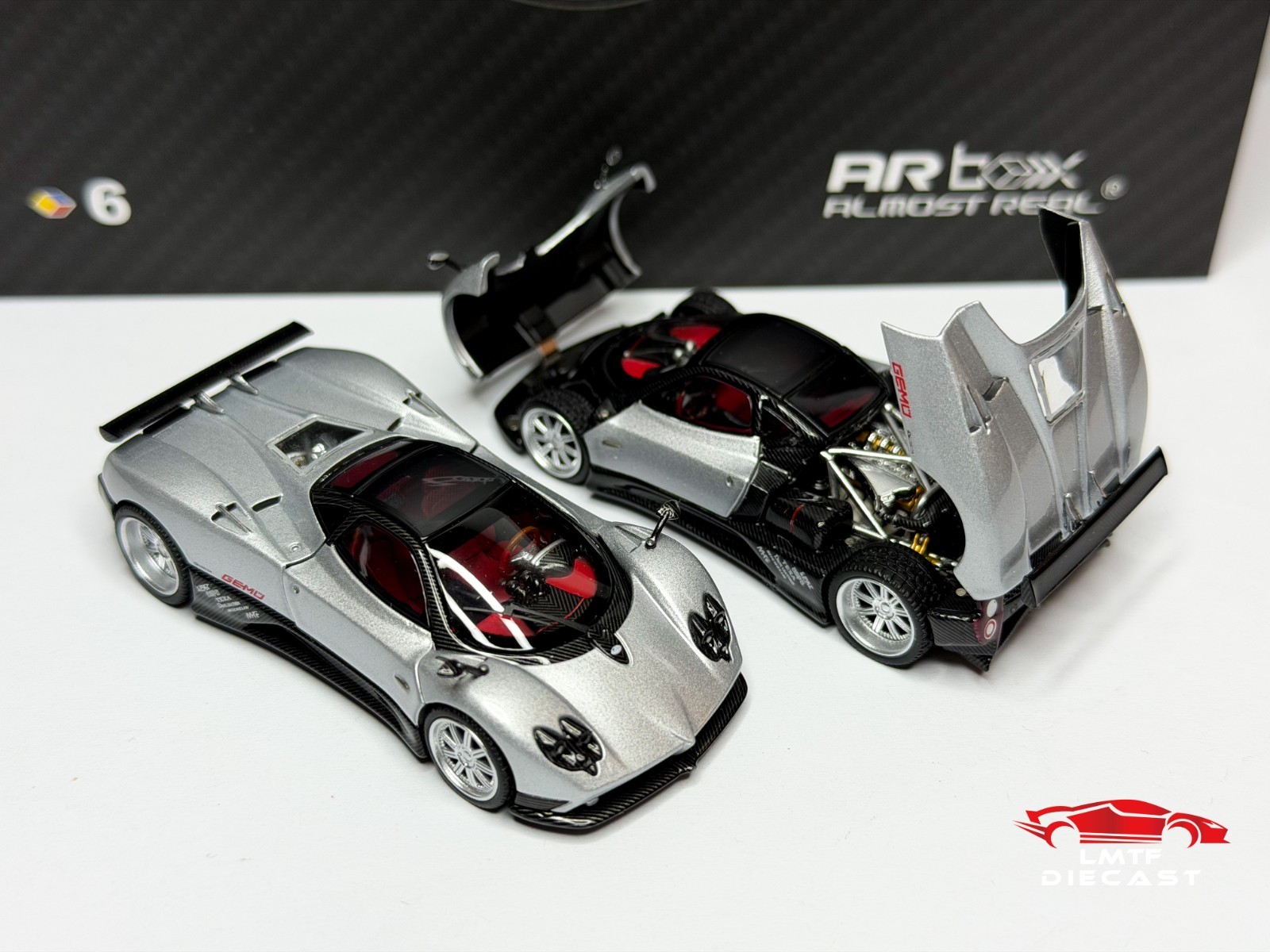 Almost Real 1:64 Pagani Zonda F Grigio Mercurio 2005