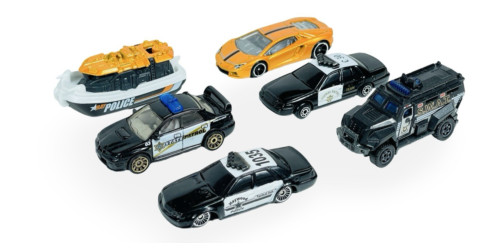 1/64 Diecast Misc. Police Fire Playlot – 50++ Police Cruisers Fire Rescue SUVs++