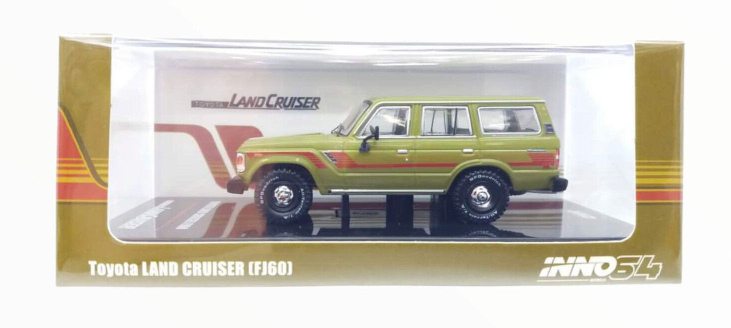 1/64 Die Cast TOYOTA LAND CRUISER FJ60 Model Truck – GREEN –