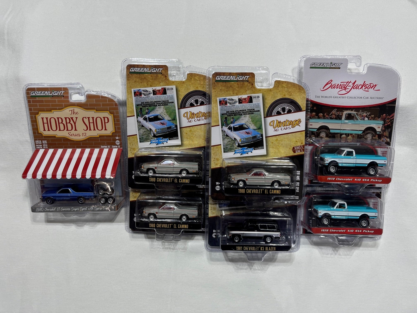 # 01223 – 1:64 GL Chevy Pick-Ups Lot – 7 Pcs.