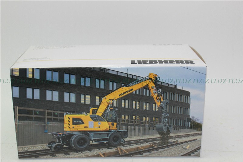 for NZG for Liebherr A922 Rail Litronic Mobile Excavator 1:50 Truck Pre-built