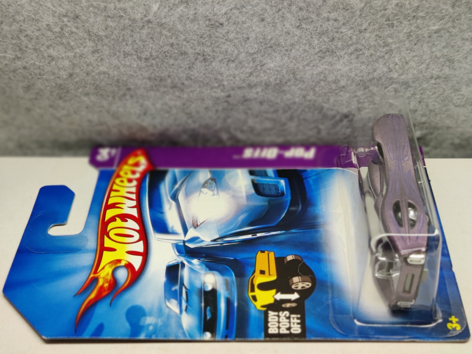 Hot Wheels 2007 Pop-Offs #4/4 Purple “GROUND FX” #040/180 -Mint Card!