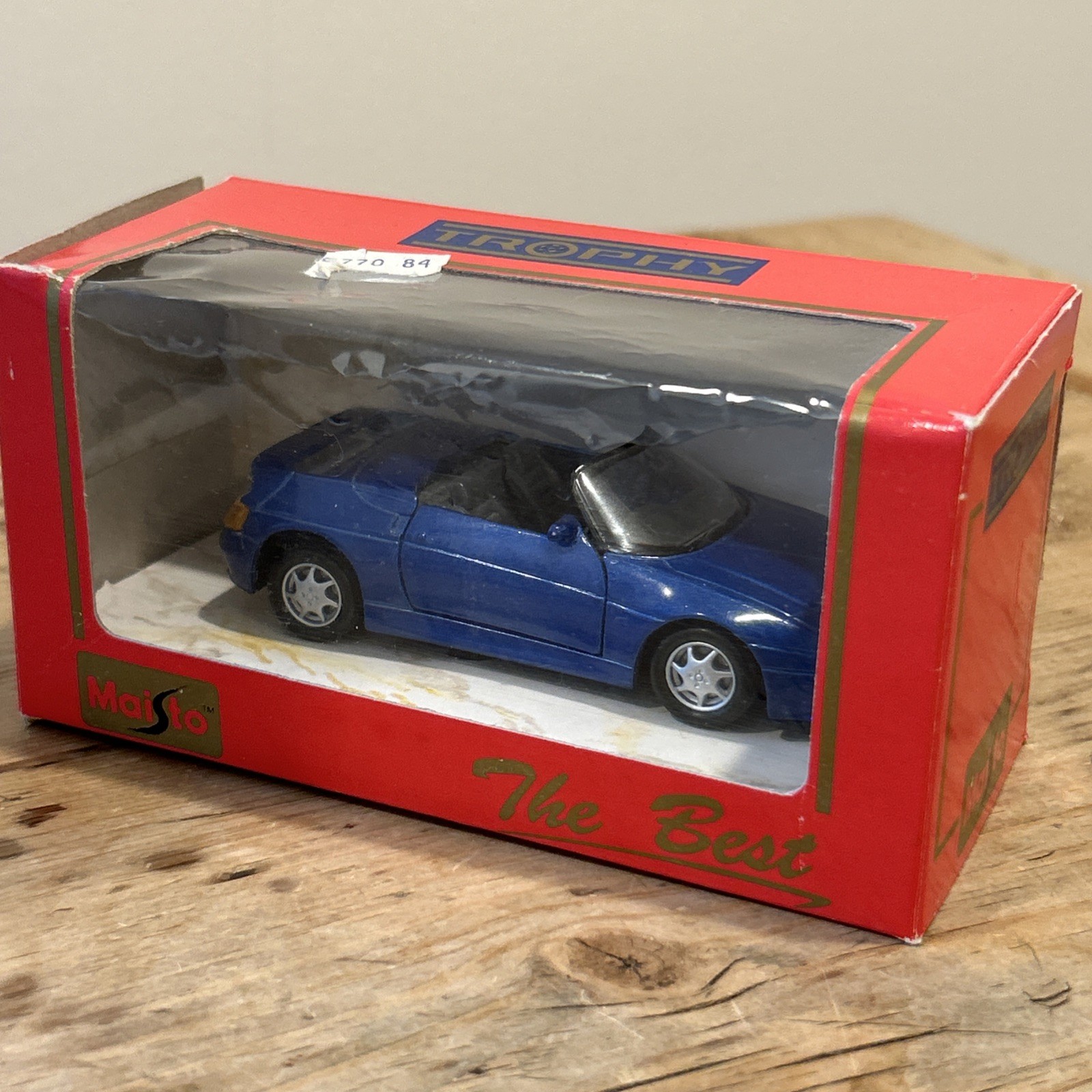 Maisto Lotus Elan Scale 1:38 Blue with Box Die Cast and Plastic Model Car