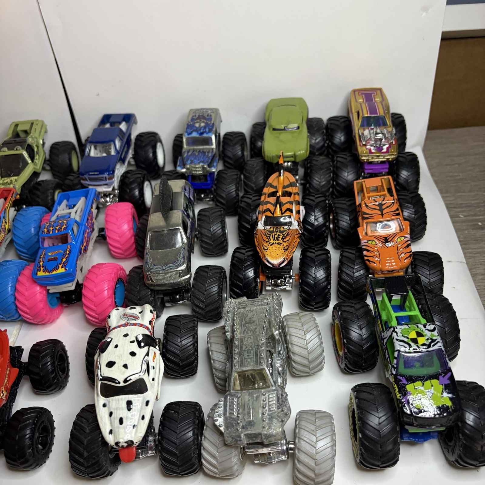 Lot of 24 Hot Wheels Monster Trucks 1:64 Scale Diecast Mixed Variety Collection