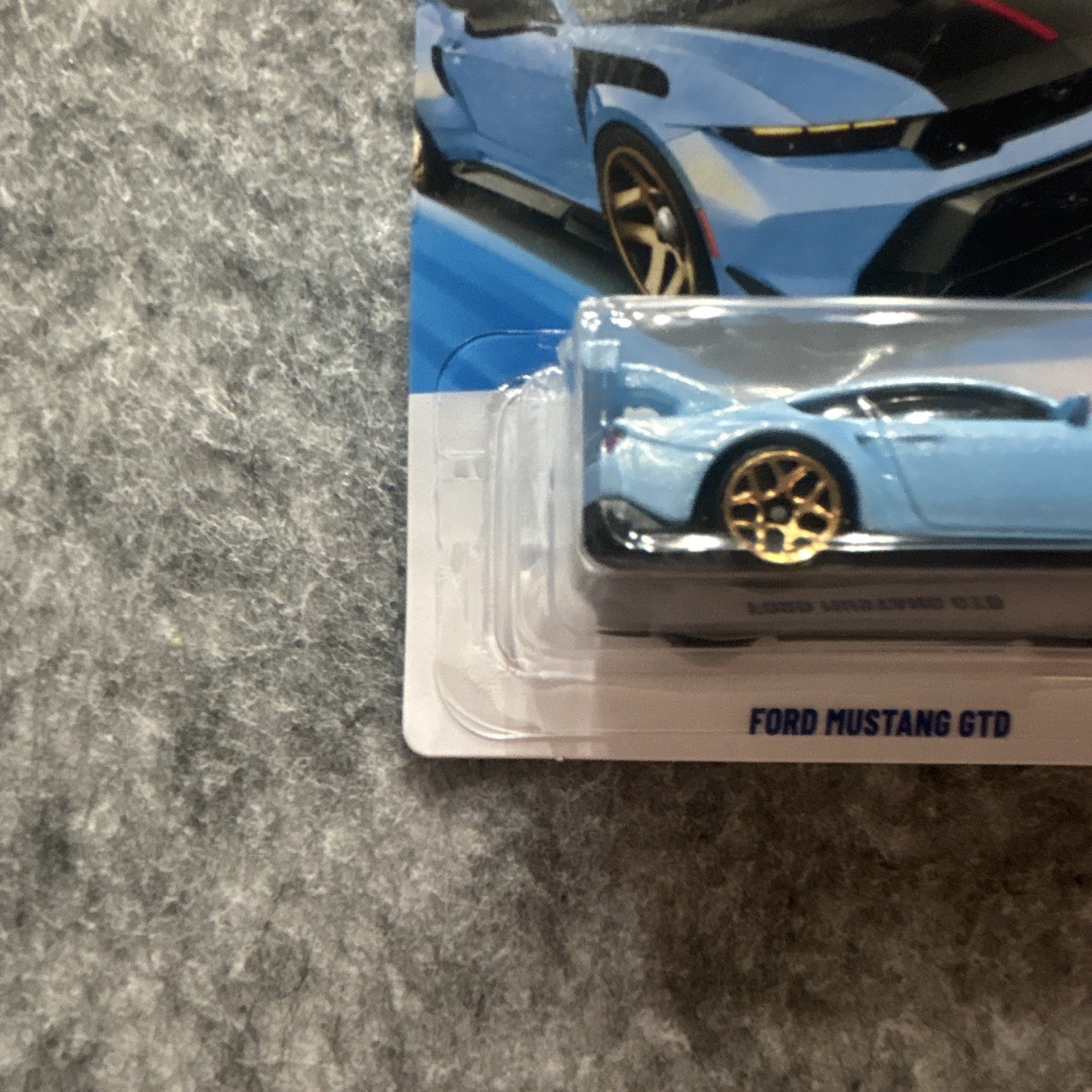 Hot Wheels 1:64 2024 Ford Mustang GTD Blue Diecast Car Factory Fresh Unopened