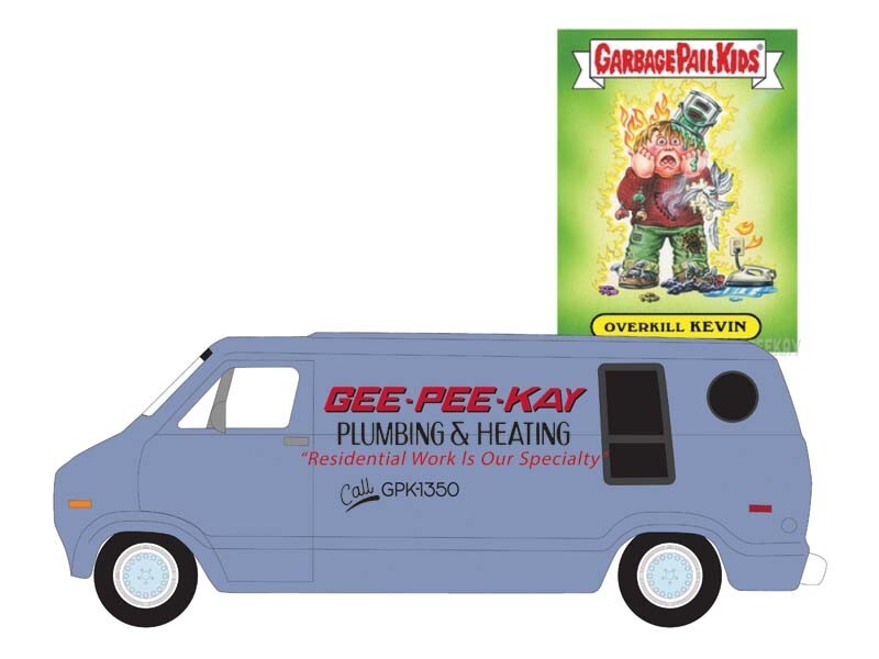 1976 Dodge B-100 Van – Overkill Kevin Diecast 1:64 Scale Model Greenlight 54100D