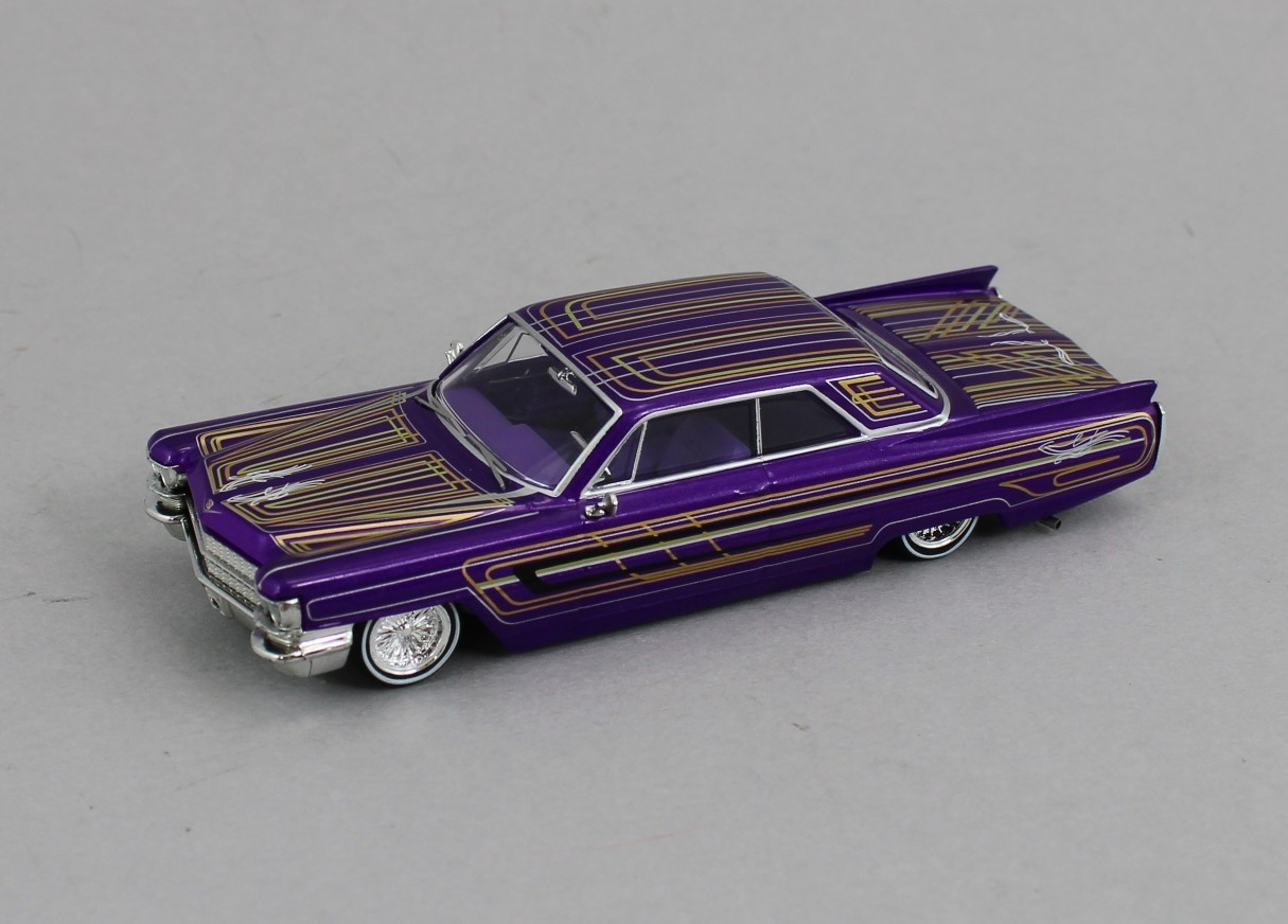 1:64 *97M* PURPLE 1964 Cadillac Coupe DeVille *LOWRIDER* NIB
