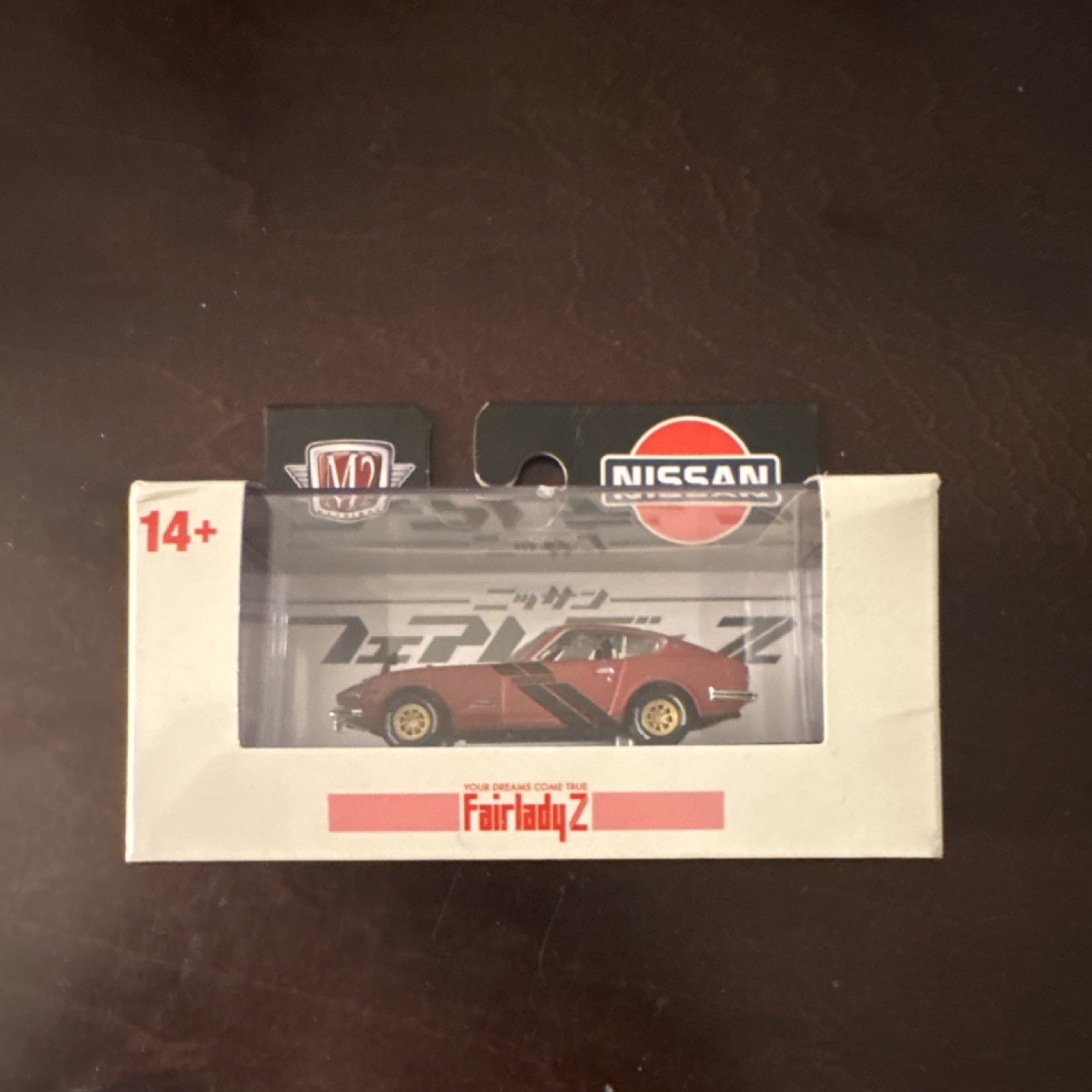 M2 Machines Nissan Fairlady Z Red Black Gold 1:64 Diecast Car 14+ Years
