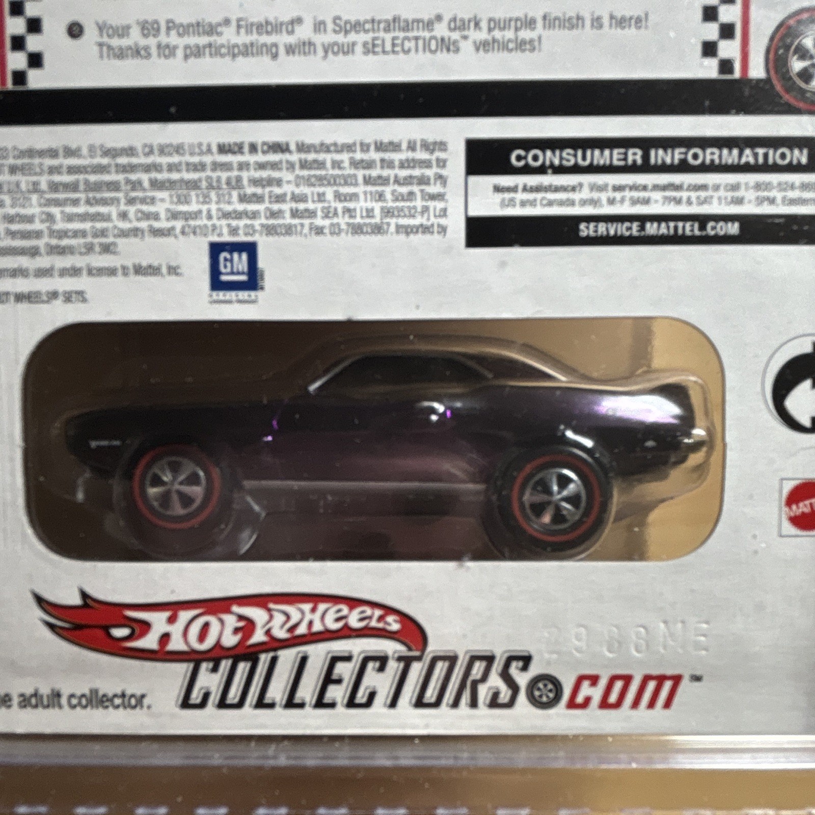 Limited Edition 2008 Selection Series 69 Pontiac Firebird 3 of 4 4126/6048
