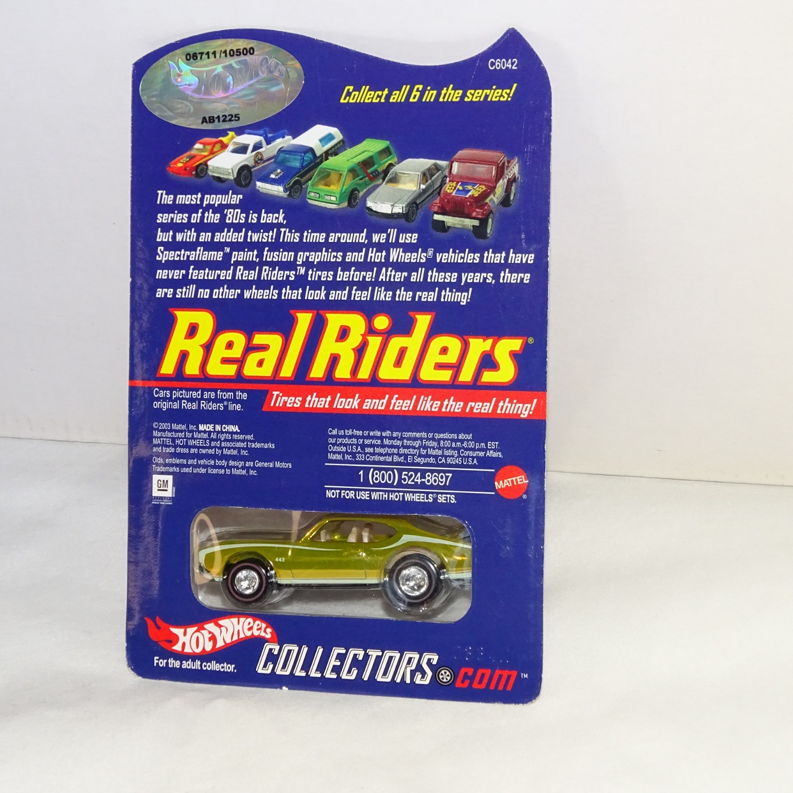 2004 Hot Wheels RLC Real Riders Olds 442 #4 Gold 06711/10500