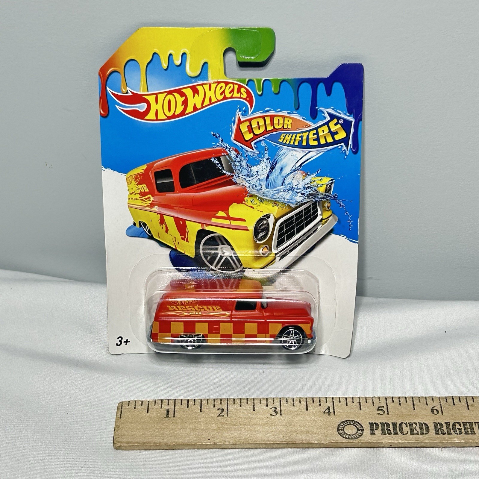 2013 Hot Wheels Color Shifters 1955 Chevy Panel Truck red/yellow PR5’s