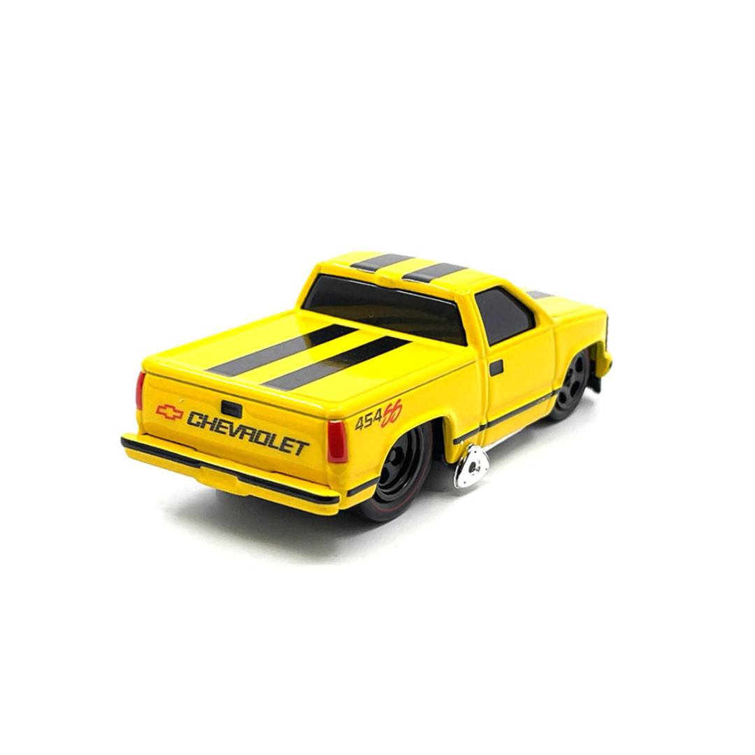 Muscle Machines 1:64 1993 Chevrolet 454 SS Pickup Truck Limited Edition – Yellow