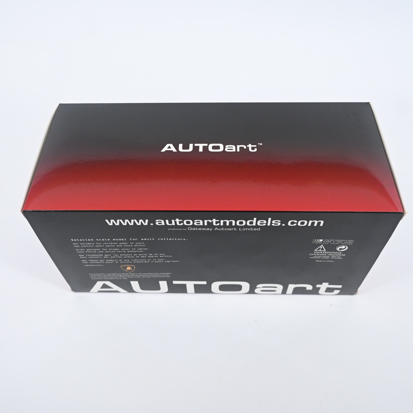 AUTOart 1/18 Lamborghini Huracan LP620-2 Super Trofeo White Diecast Model Car