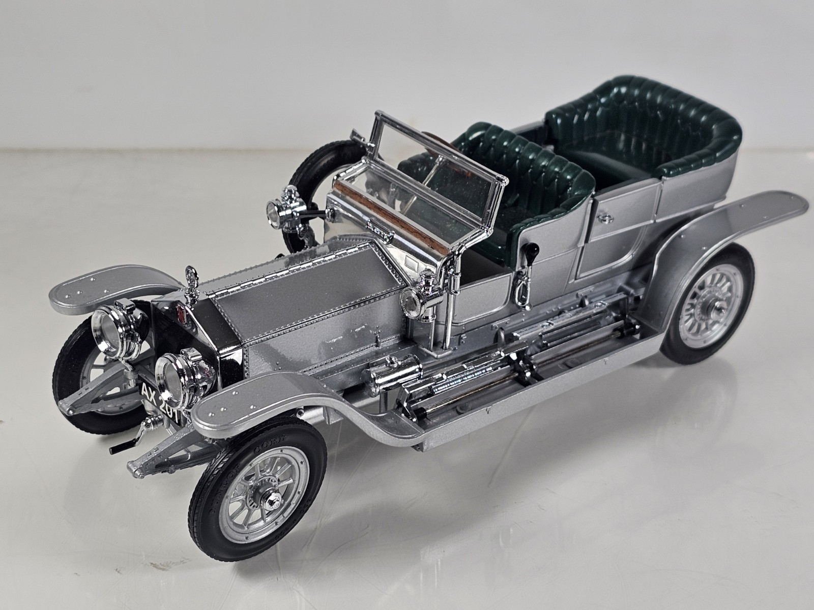 Rolls Royce Silver Ghost Franklin Mint Precision Model Car Boxed 1:24 Scale VGC