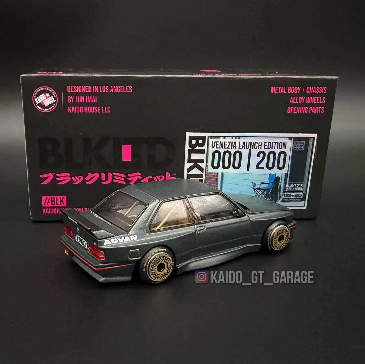 Kaido House BMW M3 Venezia BLKLTD KHMG200 XXX/200 W Euro Pin( You Choose Avail#)