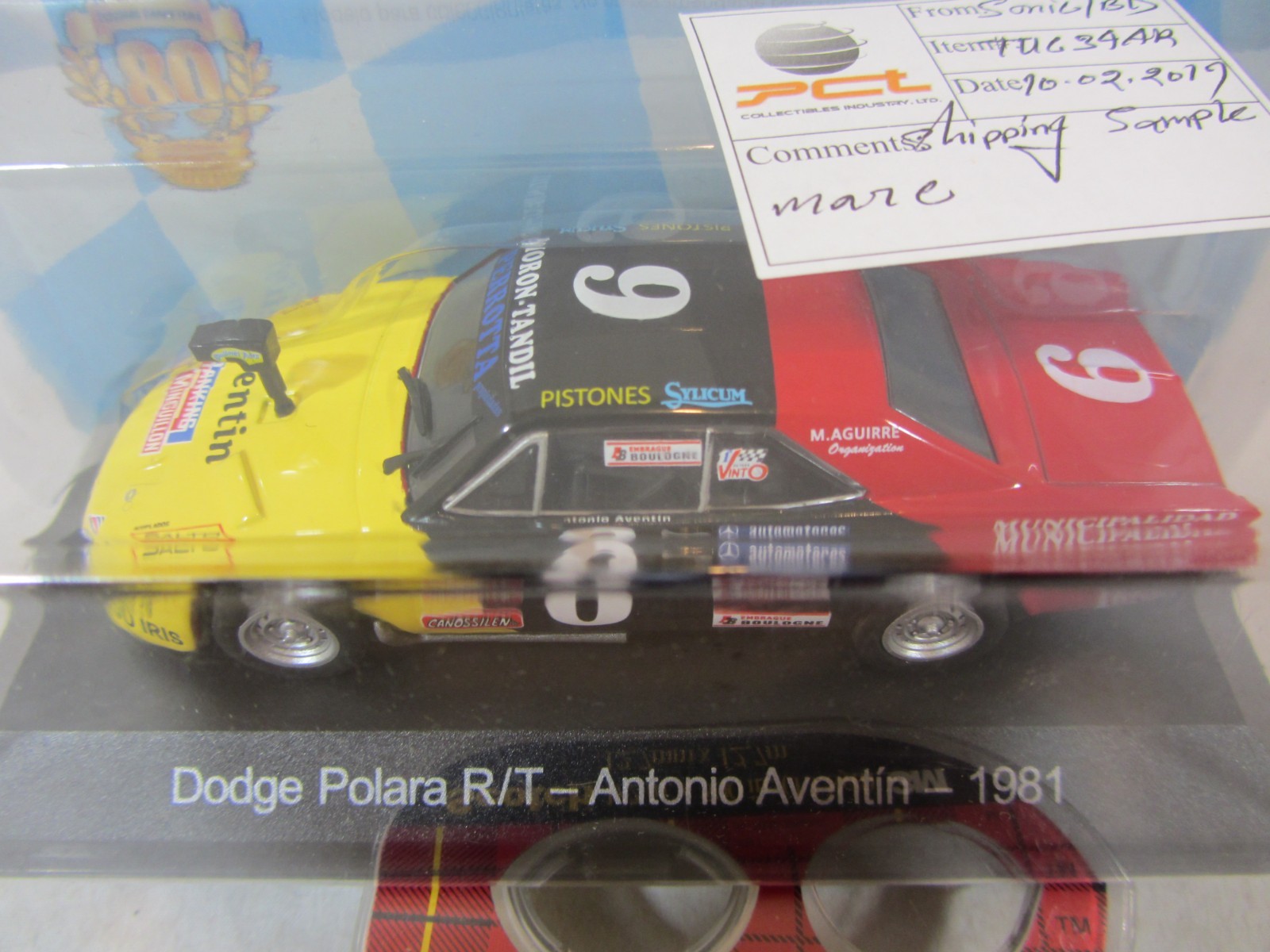 Argentina 1981 Dodge Polara R/T Multi Color 1:43 Scale NIB (726v)