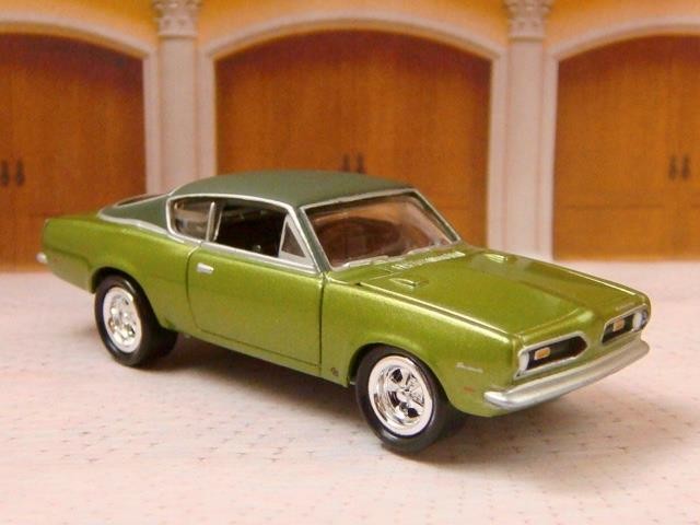 2nd Gen 1967- 1969 Plymouth 340ci V8 Barracuda Sport Coupe 1/64 Scale Ltd Edit O