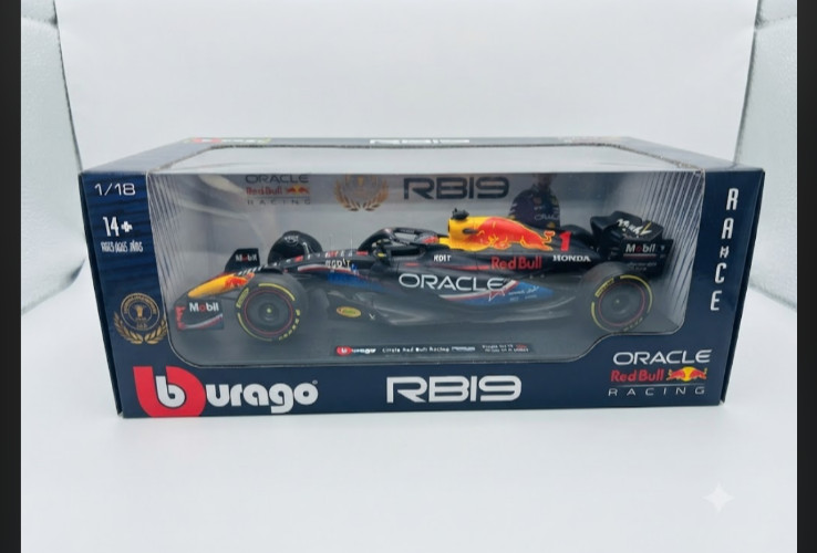 Burago 1:18 Formula One Max Verstappen Perez Hamilton Leclerc Red bull You Pick