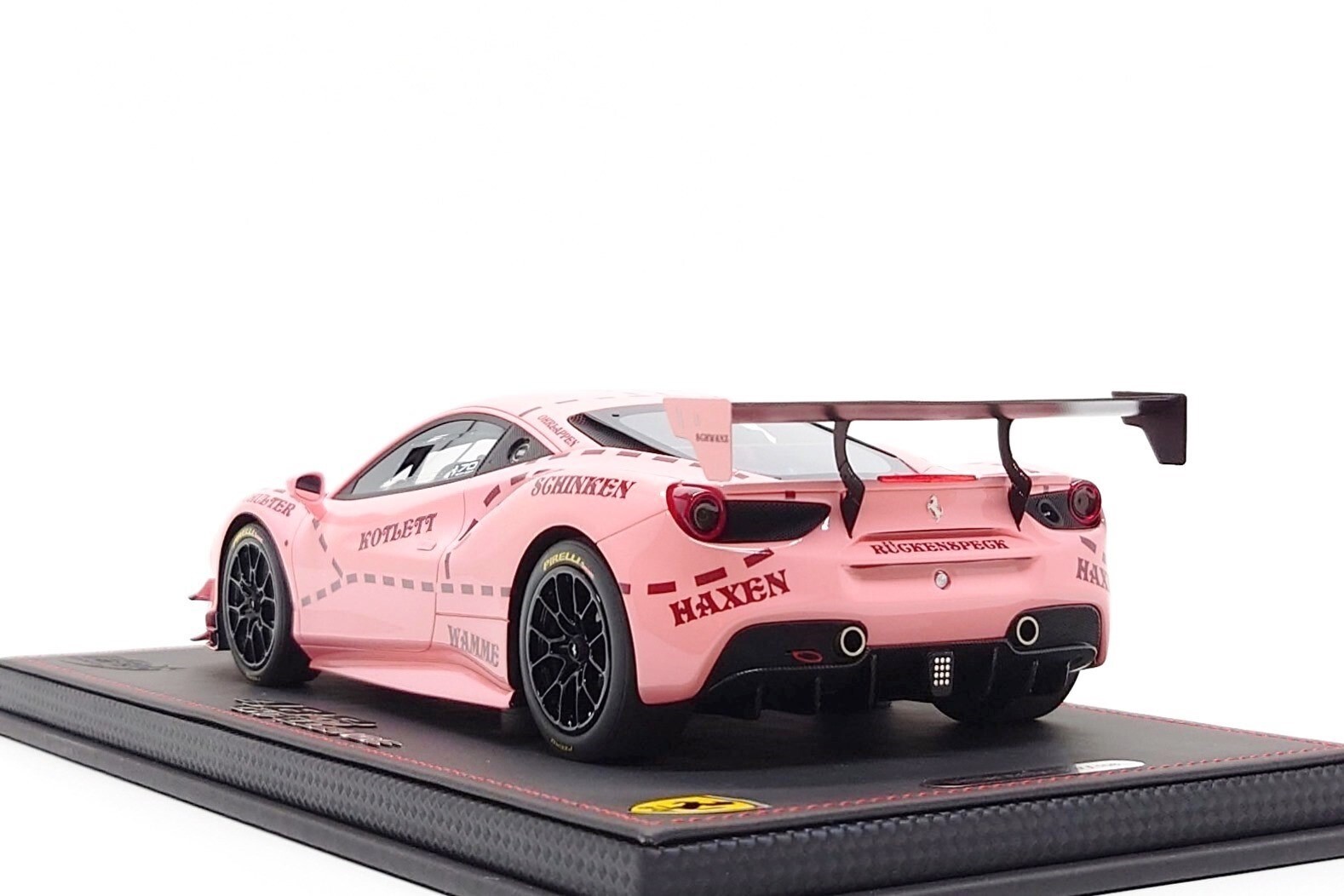 BBR Models 1:18 Ferrari 488 Challenge “Pink Pig” – Rolex 24h Daytona 2018