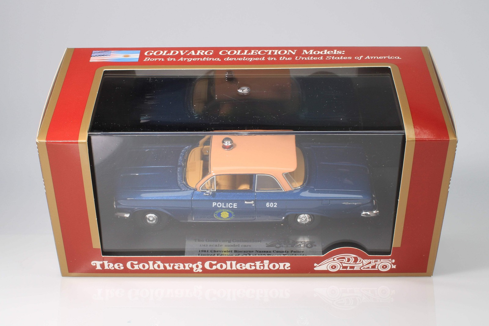 1961 Chevrolet Biscayne – Nassau County Police 1:43 Goldvarg GC-097B