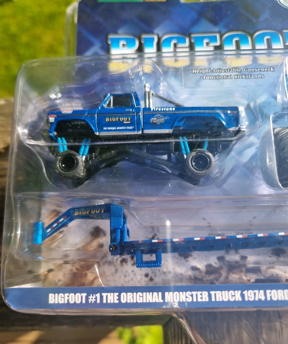 2019 Exclusive Greenlight Collections Limited Edition BIGFOOT With Trailer MIP