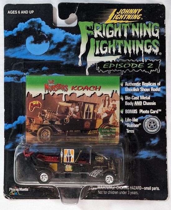 JOHNNY LIGHTNING LE FRIGHT’NING LIGHTNINGS The Munsters KOACH Die-cast vehicle