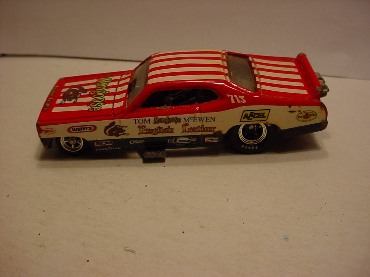 vintage Hot Wheels Drag Strip Plymouth Duster Mongoose funny car dragster