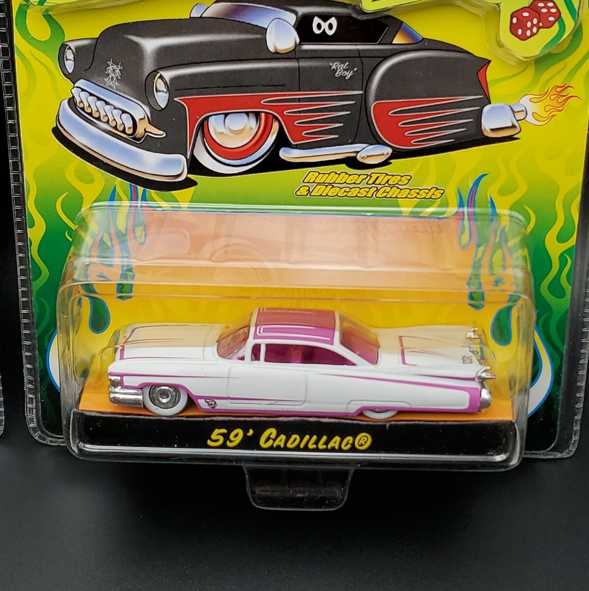 2002 Jada Toys Road Rats Diecast 59 Cadillac Varation Lot Of 2