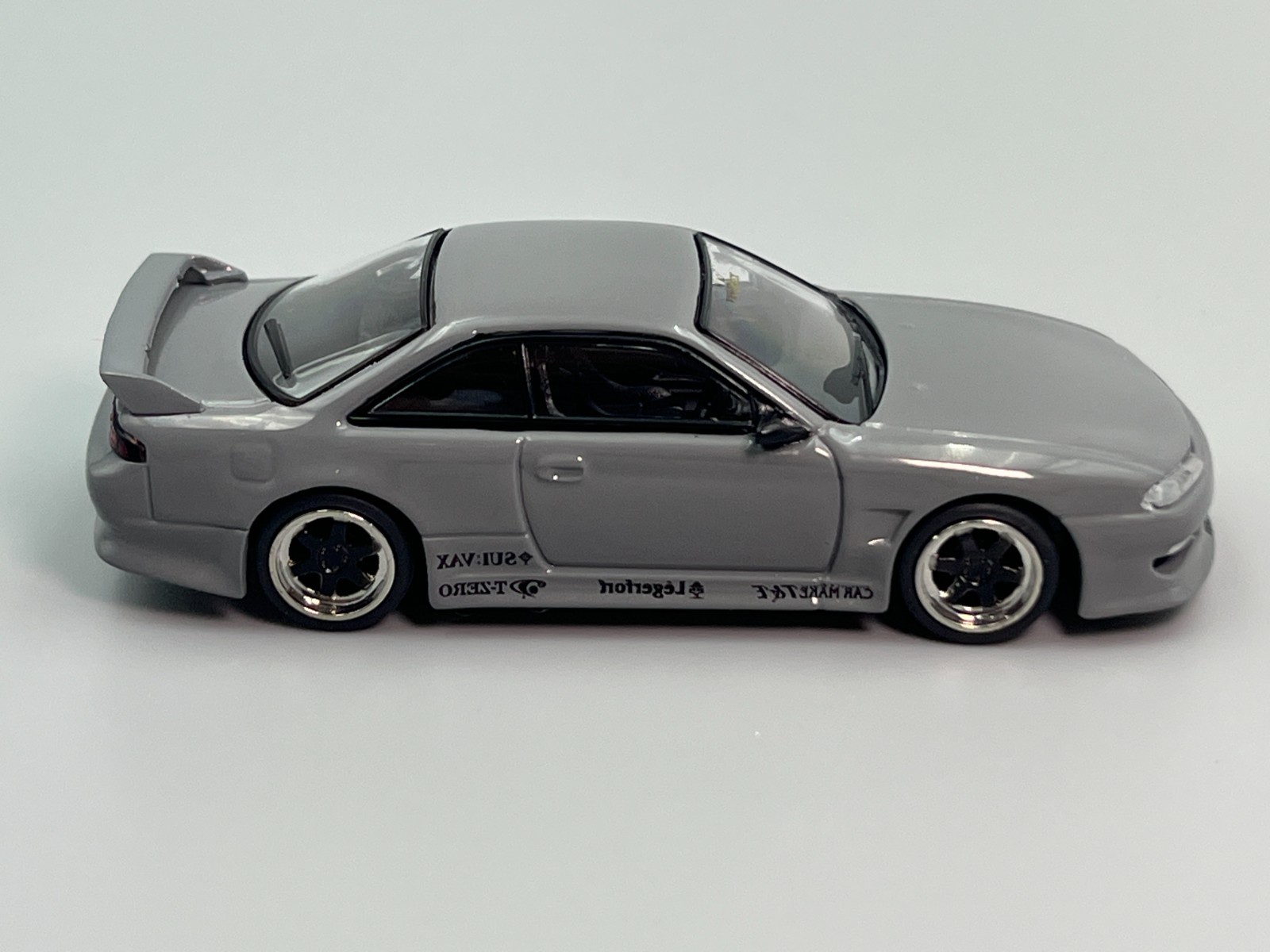 Nissan Silvia S14 240SX VERTEX Grey Tarmac Works 1/64 scale