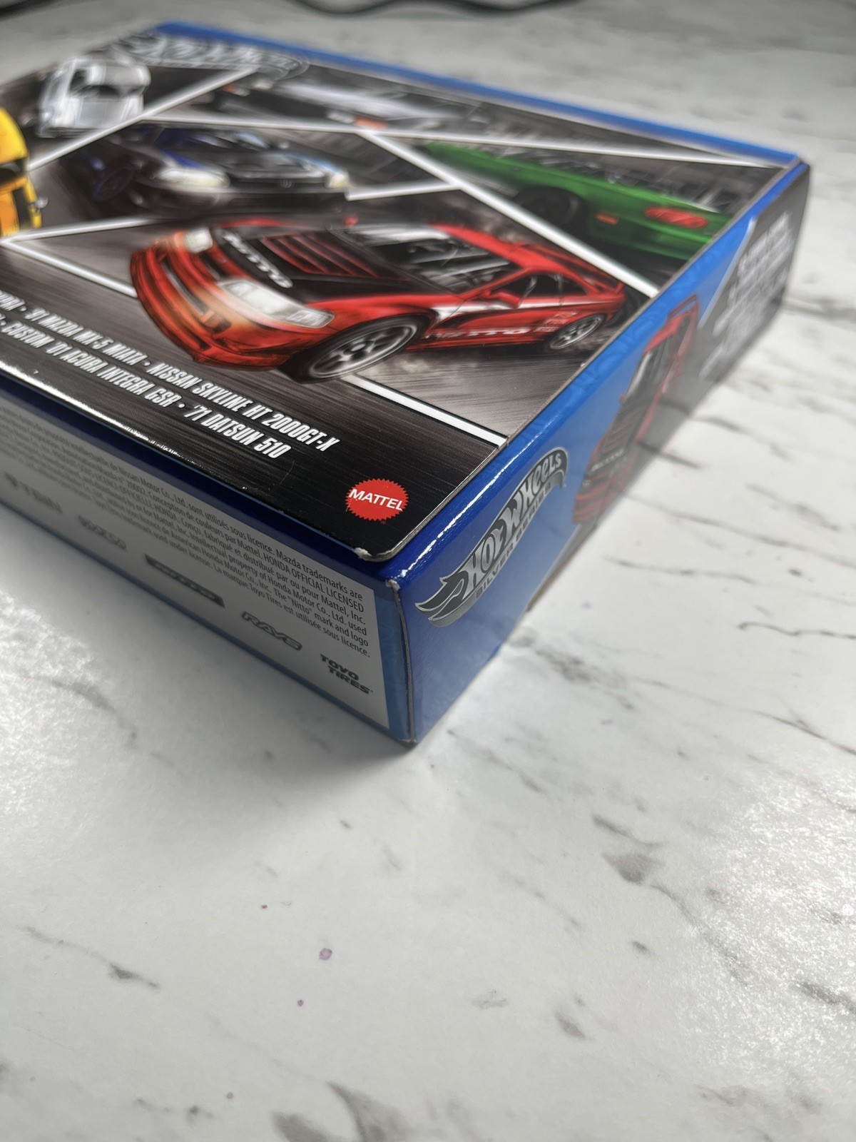 Hot Wheels Japanese Silver Series 6 Car Box Set Toyota Honda Nissan JDM Combine