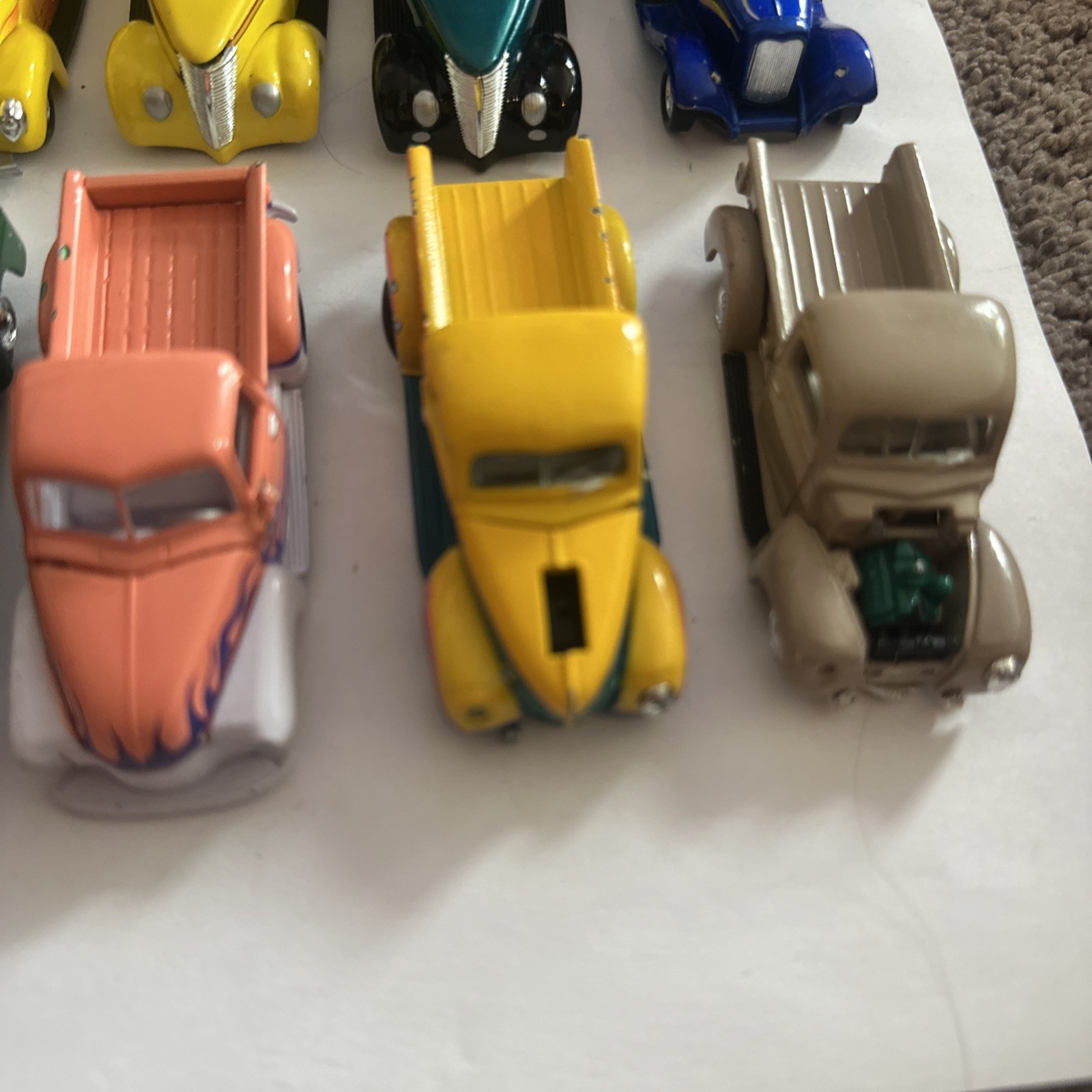 Lot of 12 Racing Champions Diecast Cars Hot Rods Trucks Viper Muscle Cars