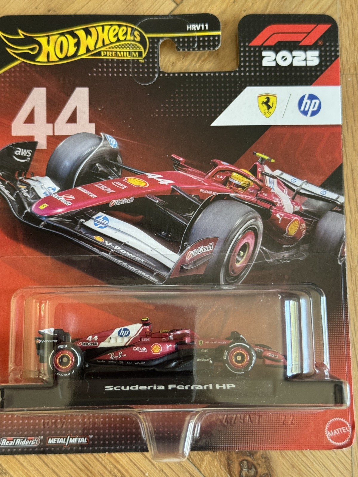 Hot Wheels Premium F1 Ferrari HP 2025 #44 Lewis Hamilton–UK Stock –Fast Dispatch