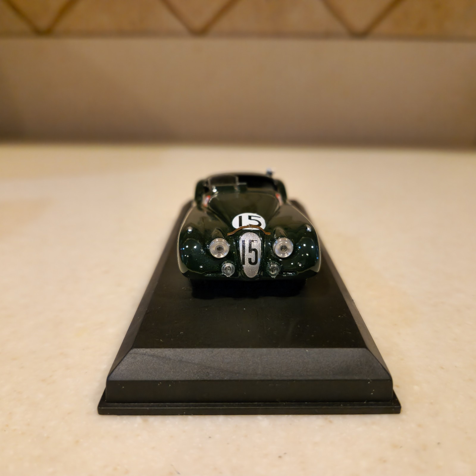 1:43 Top Model Collection 1950 Jaguar XK 120, Le Mans 1950 #15 BRG