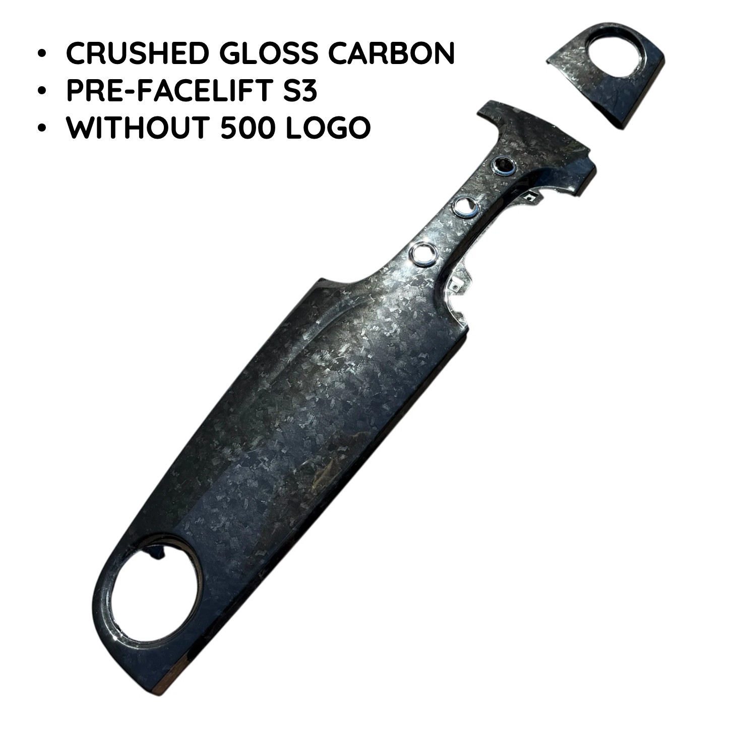 Carbon Fibre Dash Panel for Abarth 500 595 695 Series 3 & 4 Pre / Post Facelift