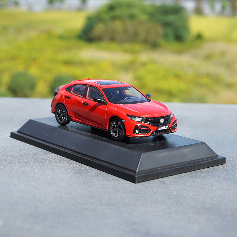 1:43 Scale 2020 Civic Hatchback Diecast Metal Car Model Toy with Box Collection