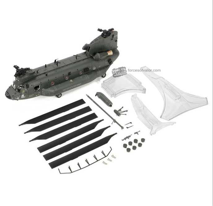 Fov1/72 US Mh-47G Chinook Special Operations Transport Helicopter finished model