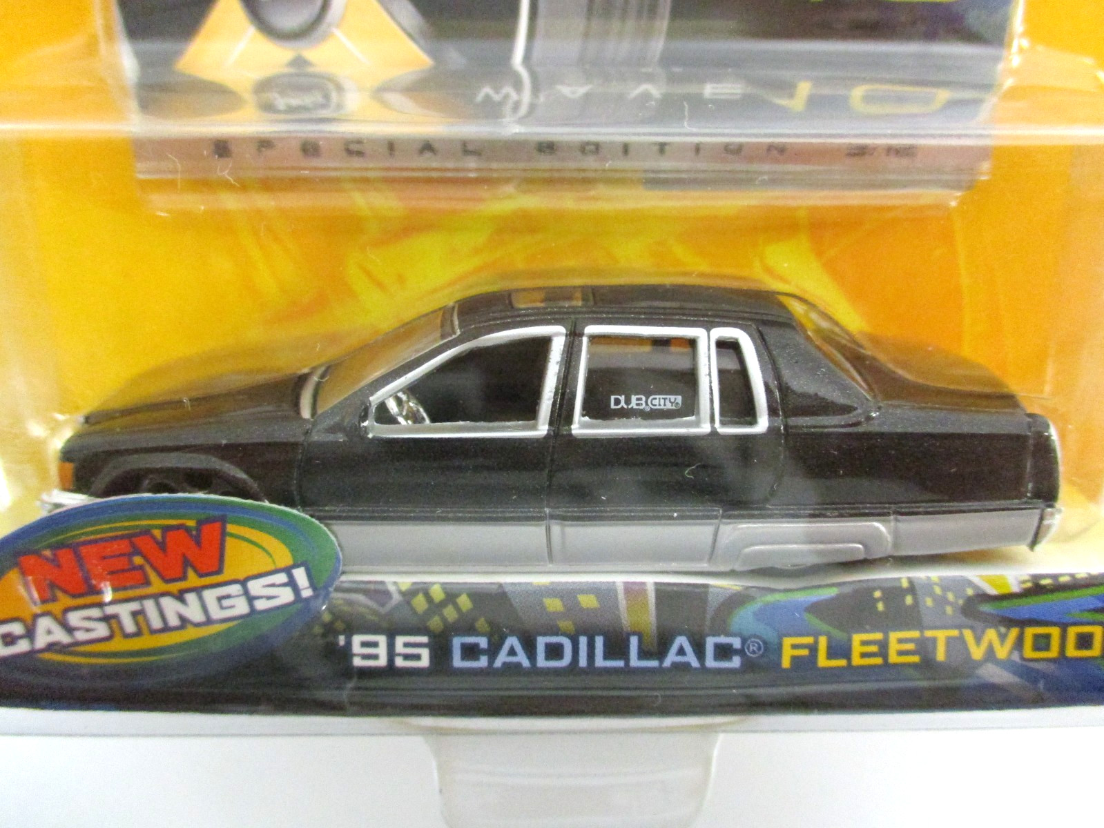 JADA – DUB CITY OLD SKOOL – 1995 CADILLAC FLEETWOOD BROUGHAM LOWRIDER – 1/64
