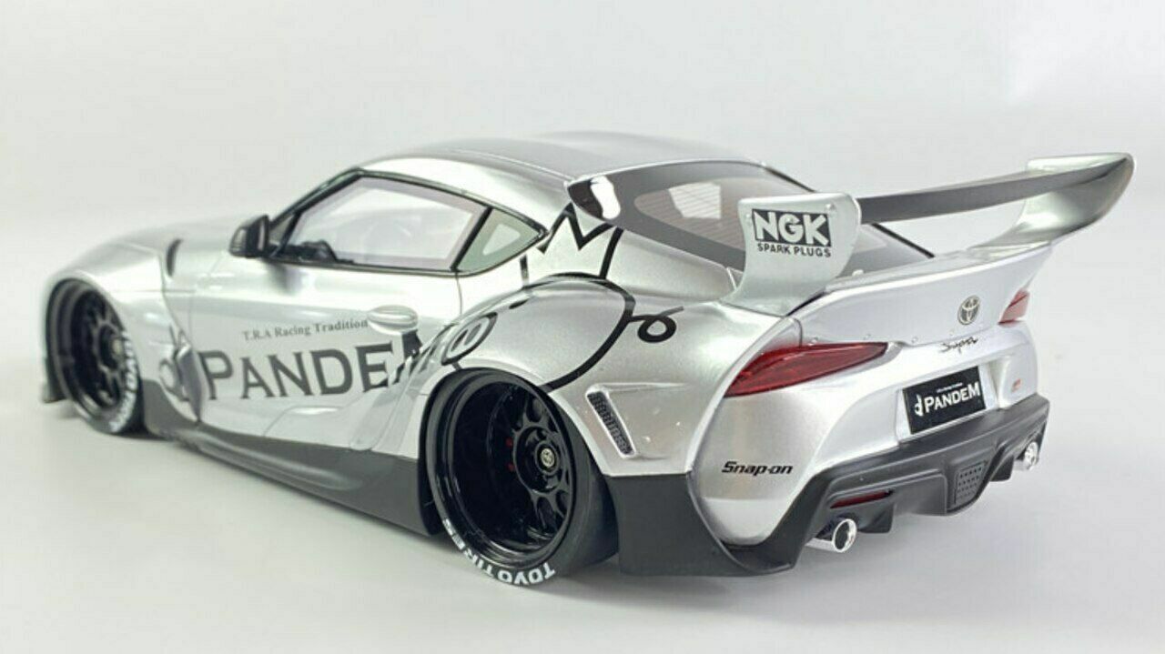 2020 TOYOTA PANDEM GR SUPRA V1.0 1:18 RESIN TS0297 SILVER ACME