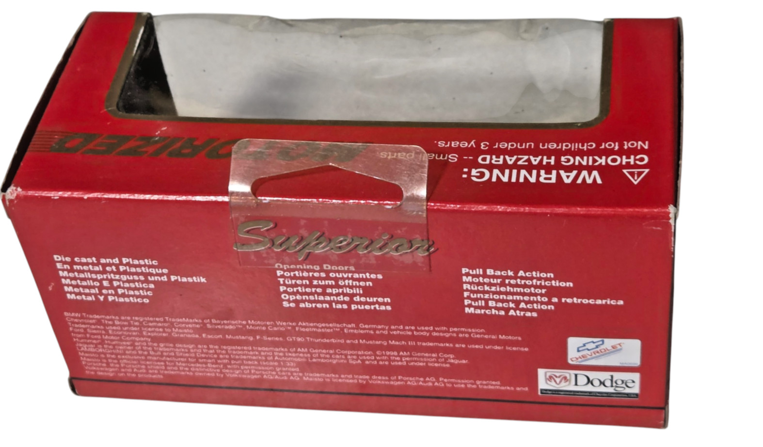 Maisto Superior Plymouth Pronto Spyder w/Pullback Action – 1:35 Scale MIB
