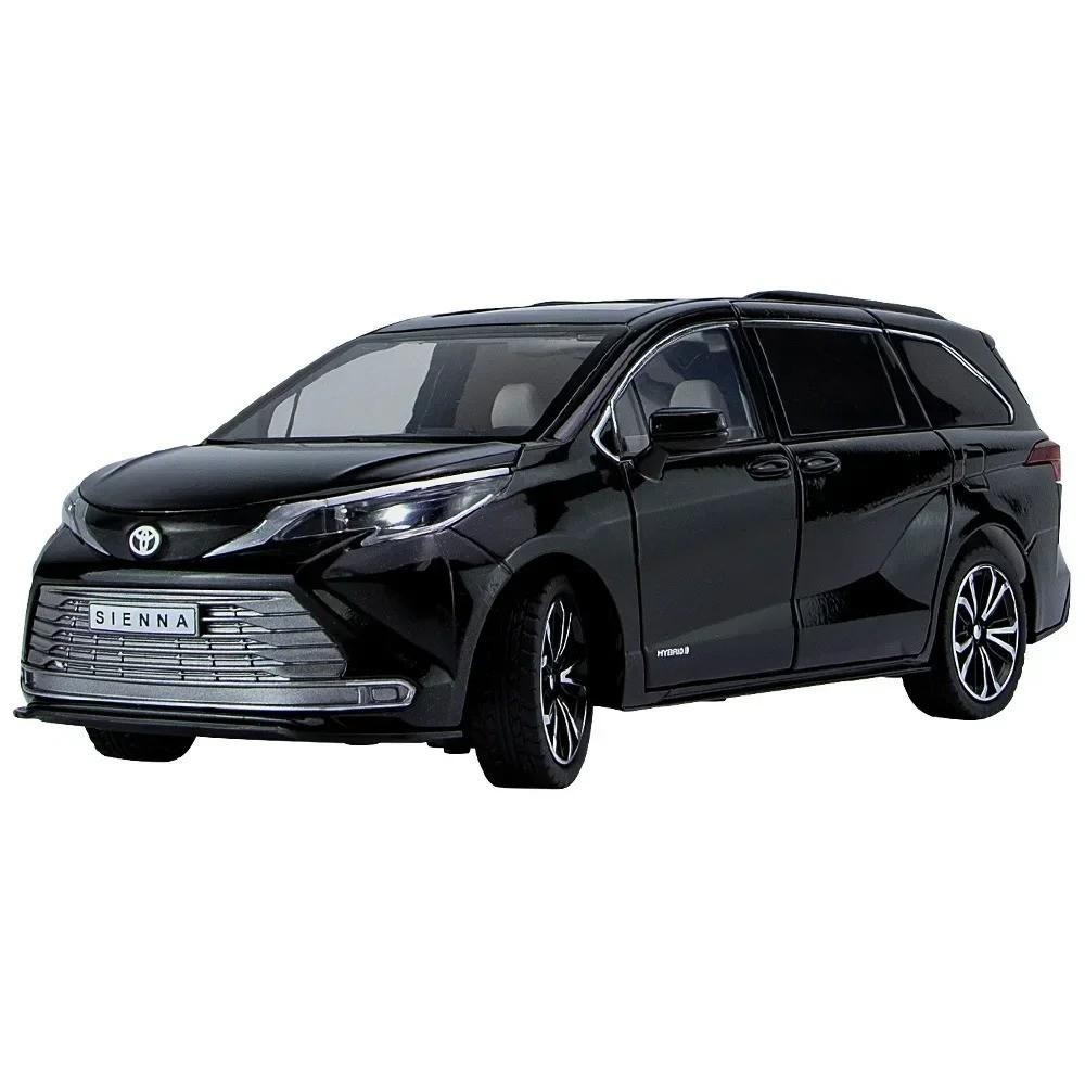 1:24 TOYOTA Sienna MPV Van Alloy Diecast Car Model Toy Sound Light NEW Gift