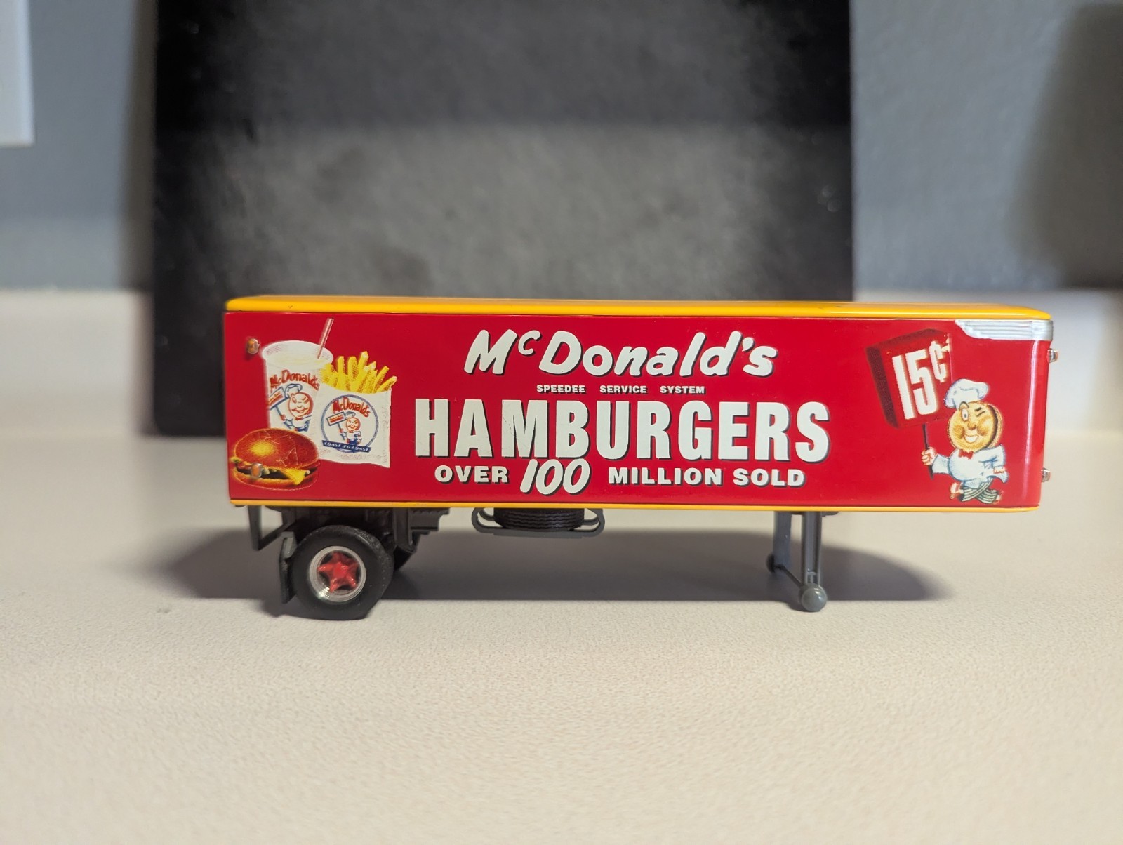 1955 Mack B-61 Trailer Model With McDonald’s Branding