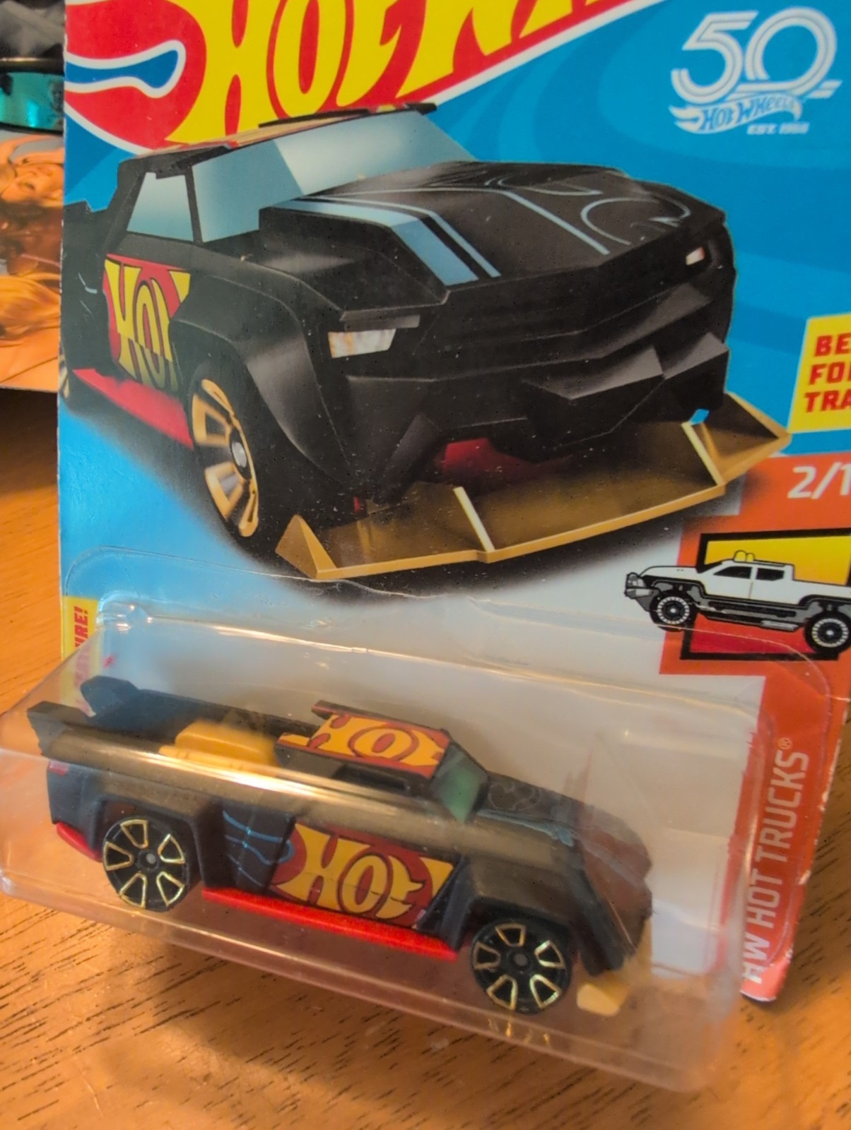2018 Hot Wheels HW Hot Trucks Solid Muscle #127 Black 2/10