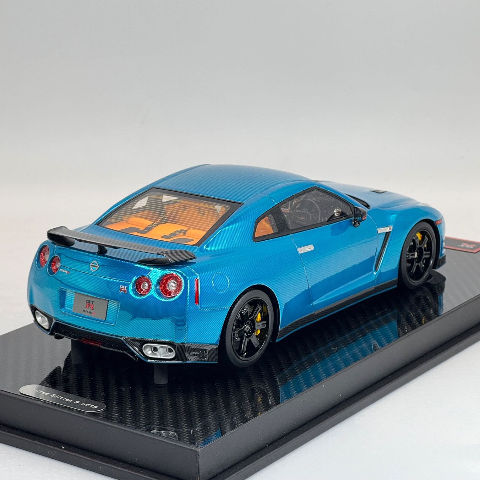 1/18 Nissan GT-R R35 Limited 9/19 [Full Carbon Blue] [YY Model ] No ivy autoart