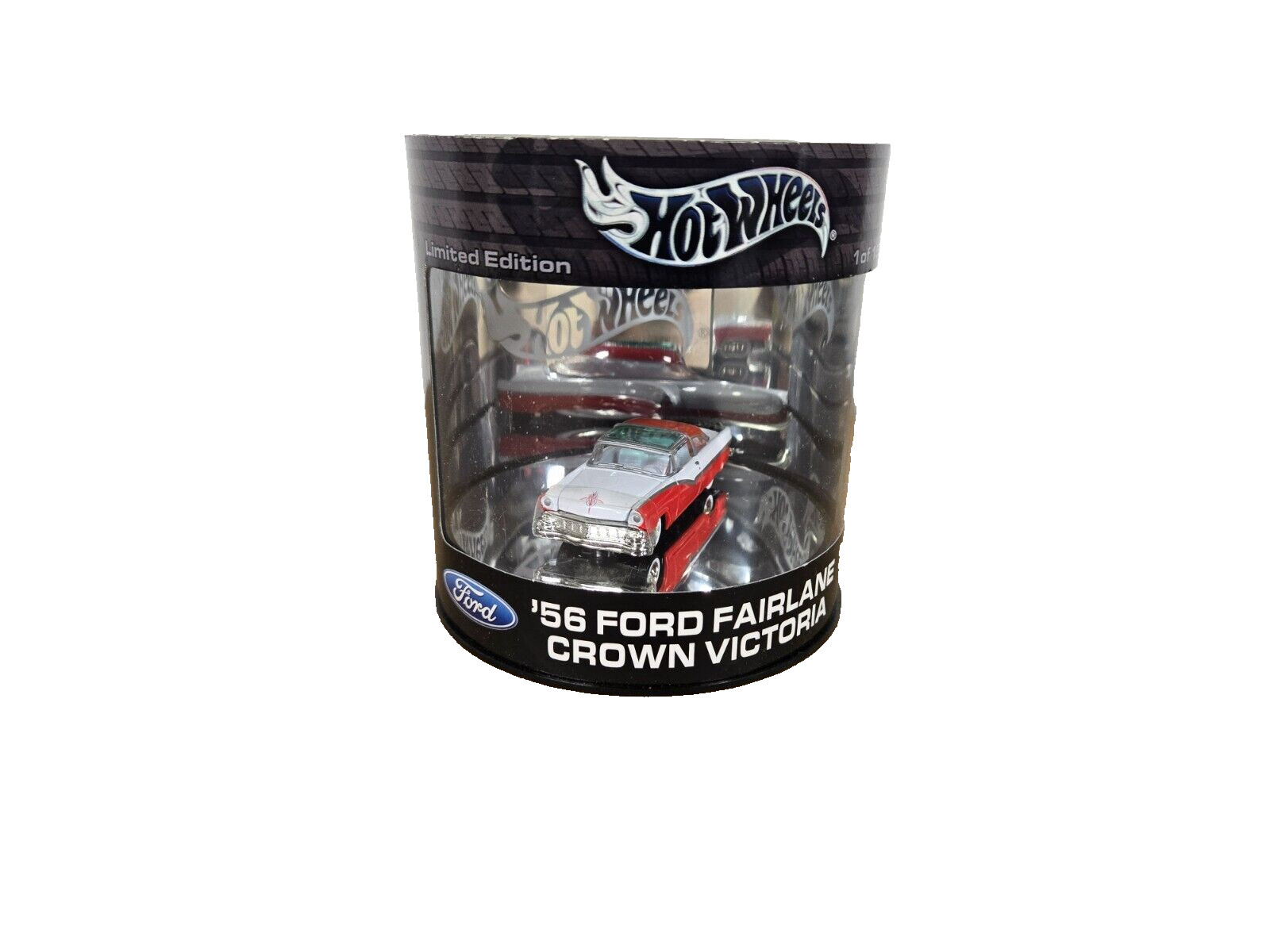 L Hot Wheels B6256-0940 Oil Can 56 Ford Fairlane Convertible New in Package