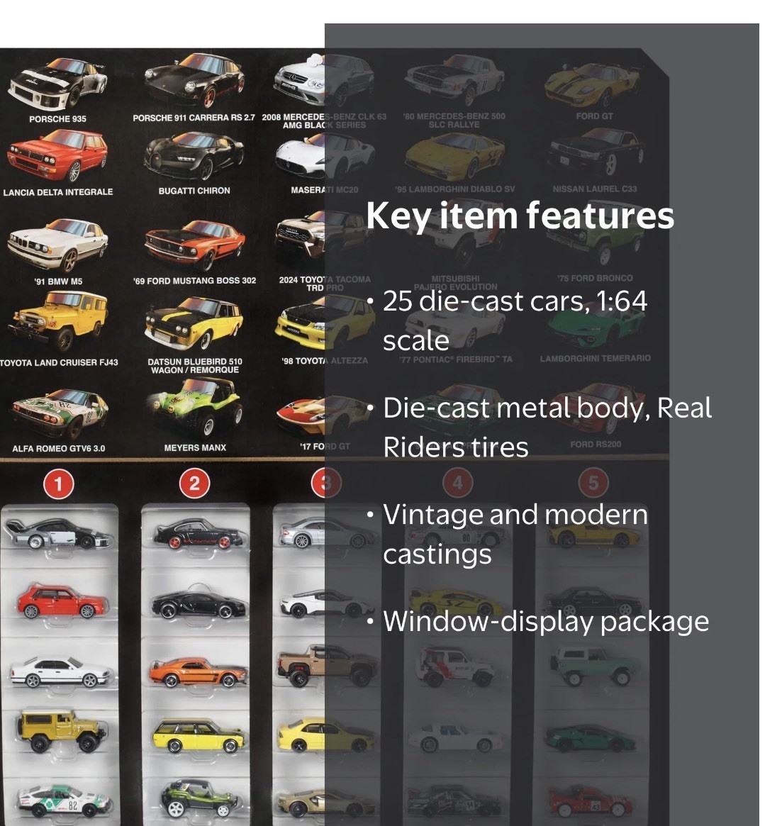 Hot Wheels Boulevard 25-Car Factory Set 2025 | New In Box