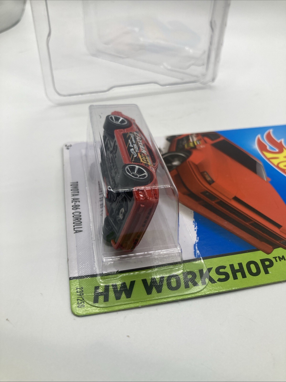 2015 Hot Wheels HW Workshop Toyota AE-86 Corolla Red Chrome Mc5 Variation Rare