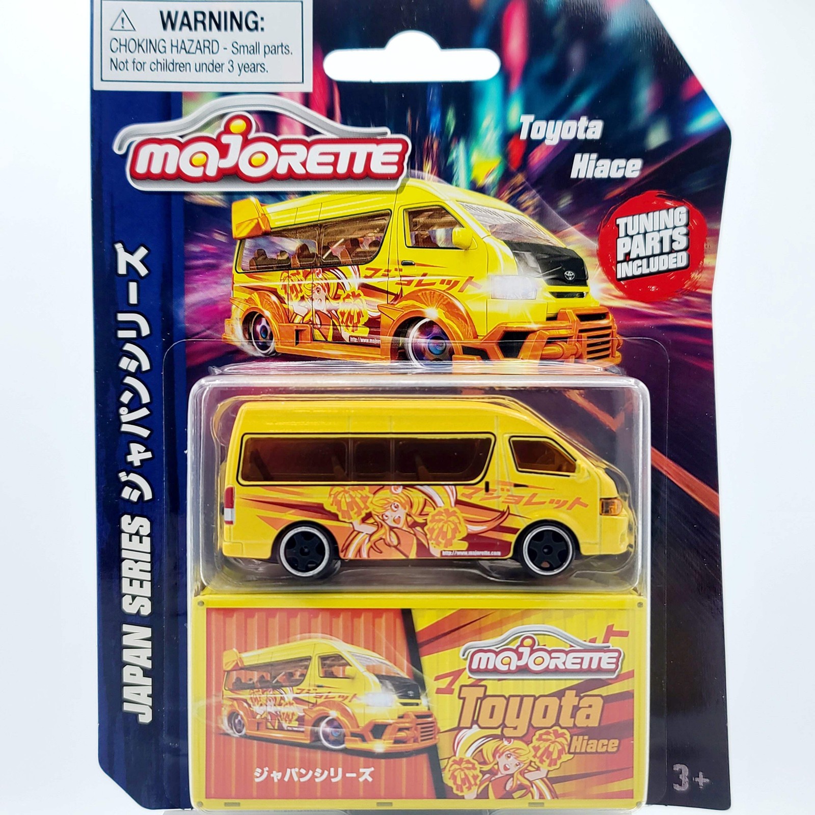 Majorette – Japan Series w/ Tuning Parts (Set of 6 Cars) Rubber Tires