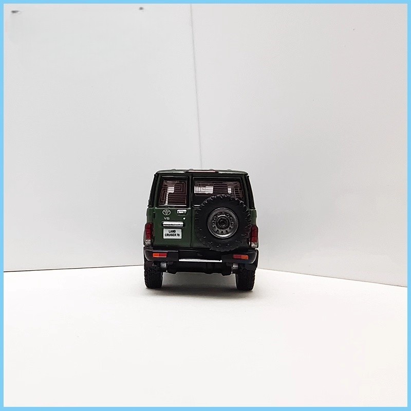 MASDI 1/64 Scale Toyota Land Cruiser LC76 1994 Green Diecast Car Model Gift