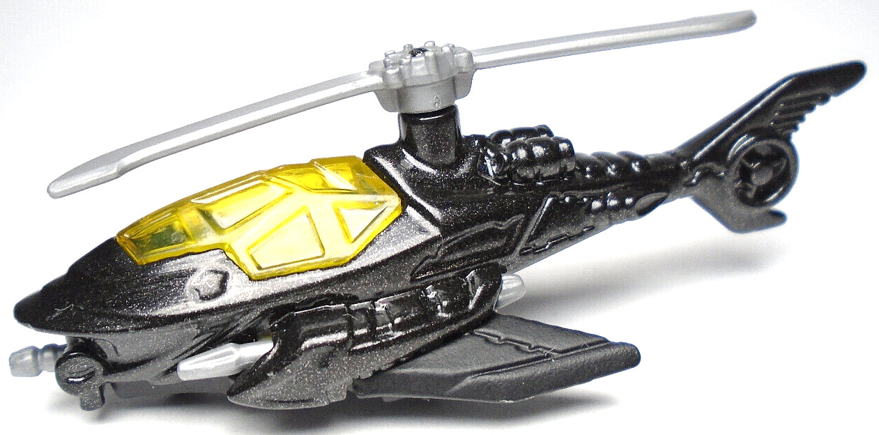 2015 HOT WHEELS 75 YEARS OF BATMAN BATCOPTER BLACK 3 1/4″ DIECAST HELICOPTER