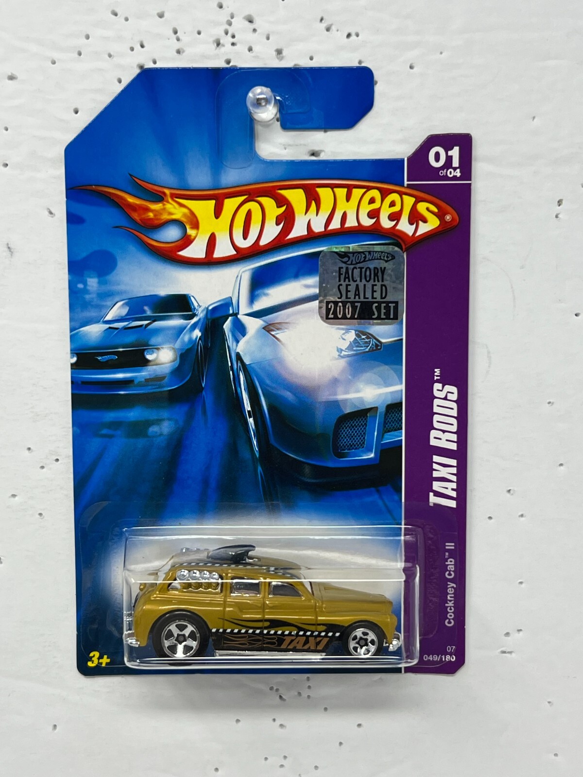 Hot Wheels Taxi Rods Cockney Cab II 1:64 Diecast Factory Sealed